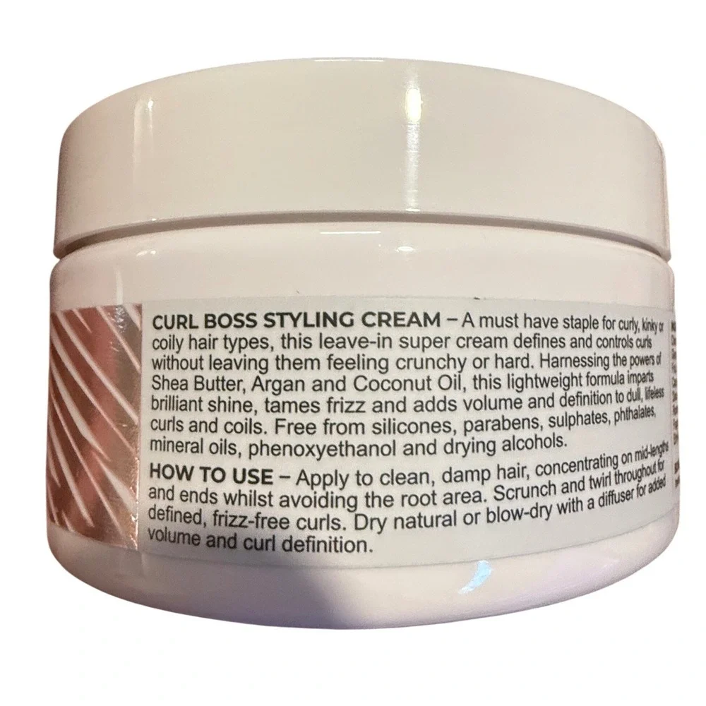 BondiBoost Curl Boss Styling Cream 250mL 8.45oz NIB Curly Coily Hair Vegan